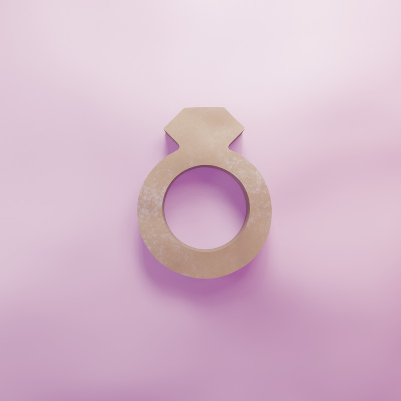 Engagement Ring Wedding cookie cutter gallery