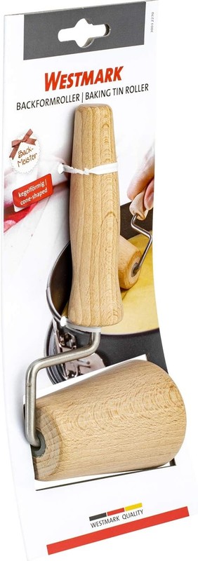 Westmark Baking Pan Roller, Conical, For Round Baking Tins, Made Of Beechwood, Ø gallery