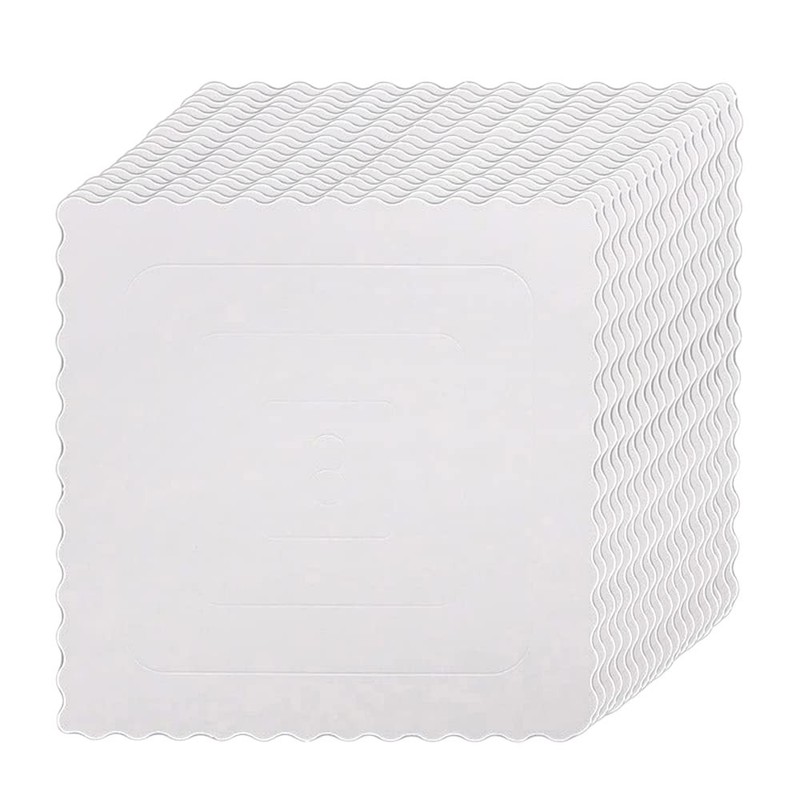 25 PCS 10 Inch White Square Cake Boards, 8 Inch Cake, Mousse, Dessert, Base