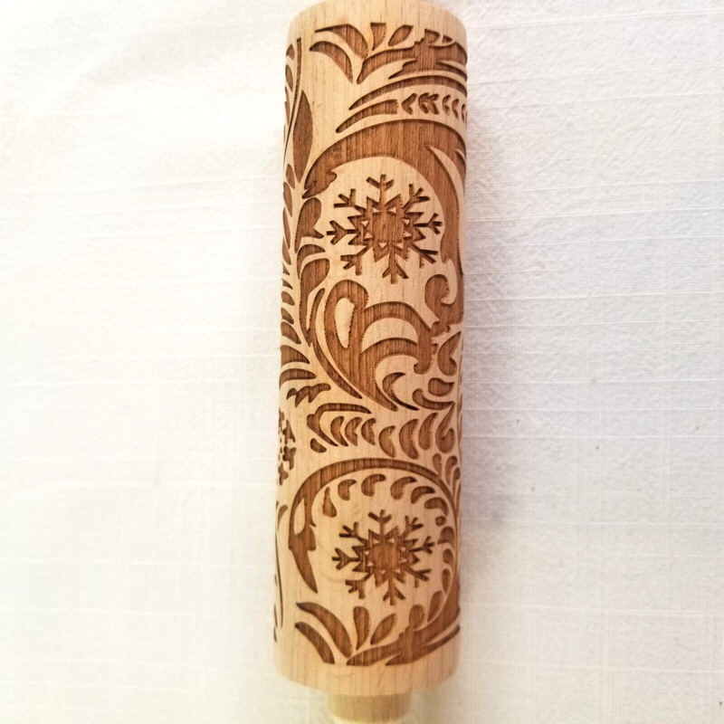 Embossing Rolling Pin Cookies Embossing 13.5" gallery