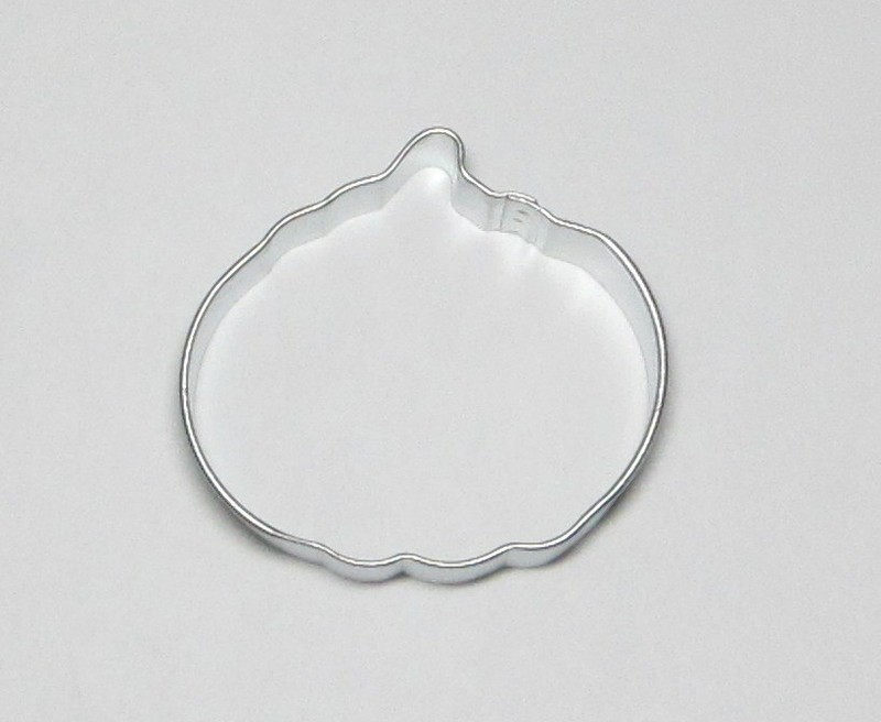 2.75″ Pumpkin Cookie Cutter Tin Steel Autumn Fall Halloween Thanksgiving