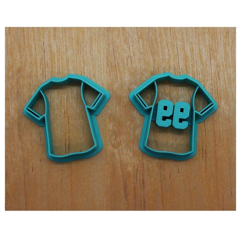 Baseball Jersey Cookie Cutter, Jersey Number/Letter Personalization Option