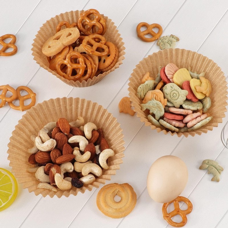 Jumbo Cupcake Liners Natural Muffin Baking Cups 300-Count No Smell Food Grade gallery