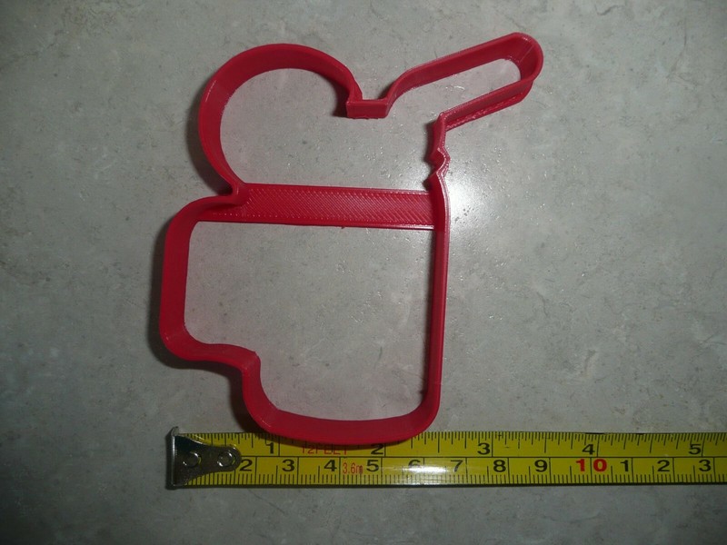 TROPICAL SUMMER DRINK IN MASON JAR OUTLINE LEMONADE COOKIE CUTTER USA PR3816 gallery