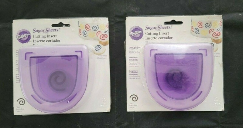Wilton Cutting Insert SWIRL For Sugar Sheets 2 Pack