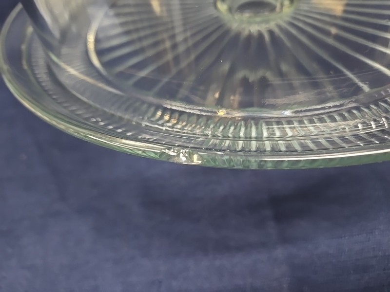 Glass Clear Cake Display Plate and Lid - Decorative Cake Display gallery