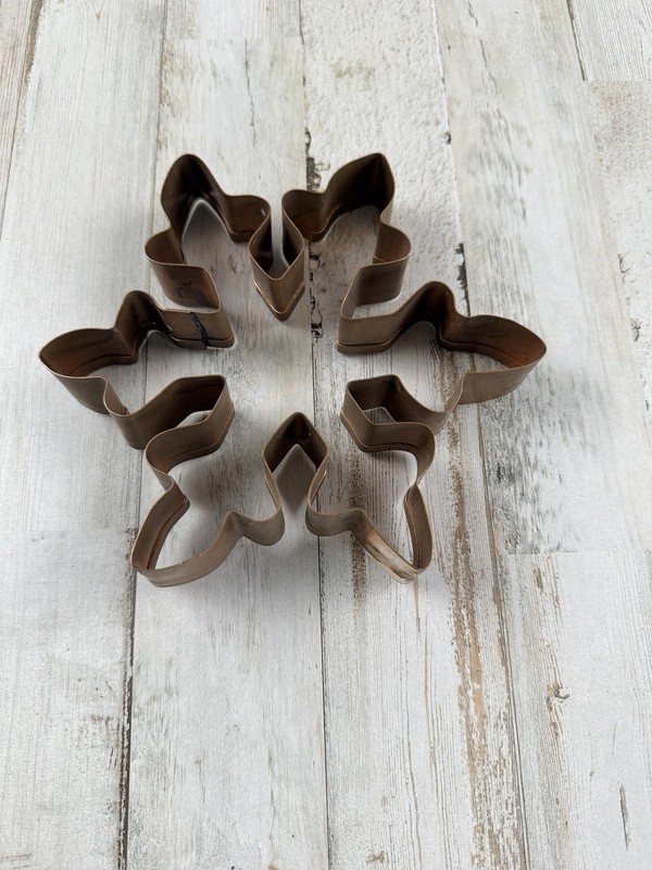 Copper SNOWFLAKE Christmas Large Cookie Cutter Cut Out (5.5″ )