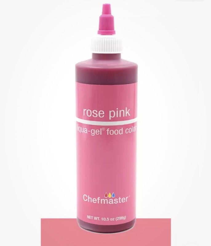 Chefmaster Rose Pink – Liquua Gel / Food Color – 10.5oz(298g)