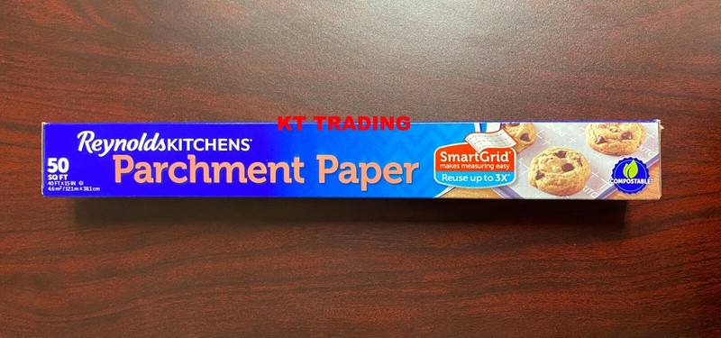 Reynolds Kitchens Parchment Paper Smart Grid 3x Reusable 40 ft x 15″ ~ 50 Sq Ft