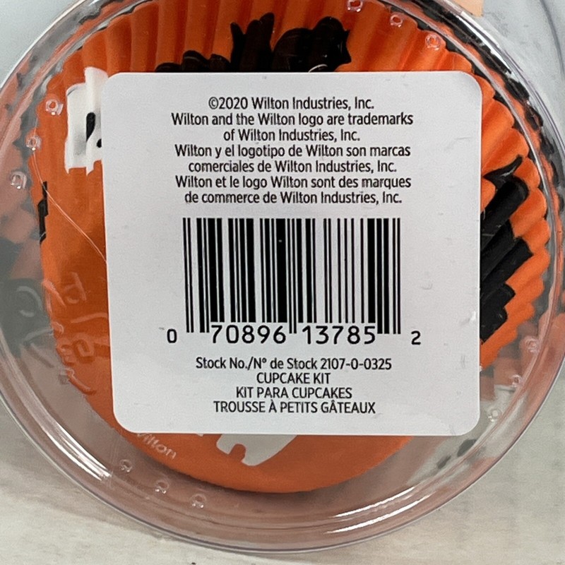 Halloween Skull Bat and Pumpkin Cupcake Kit 72-Piece by Wilton gallery