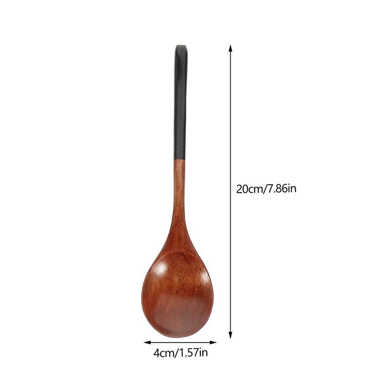 Japanese Wooden Spoon Chopstick Set Reusable Travel Utensils 3 Pairs gallery