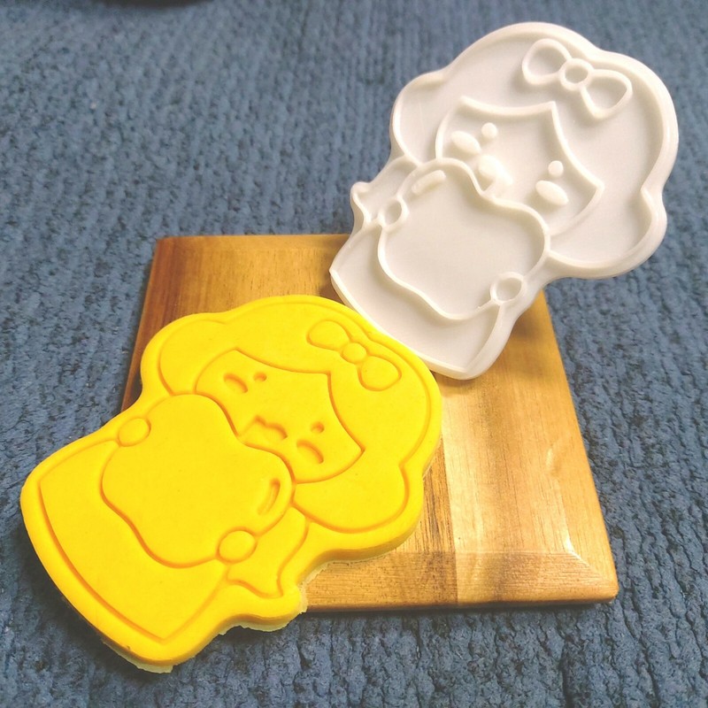 Snow White Cookie Cutter / Cookie Stamp / Home baking