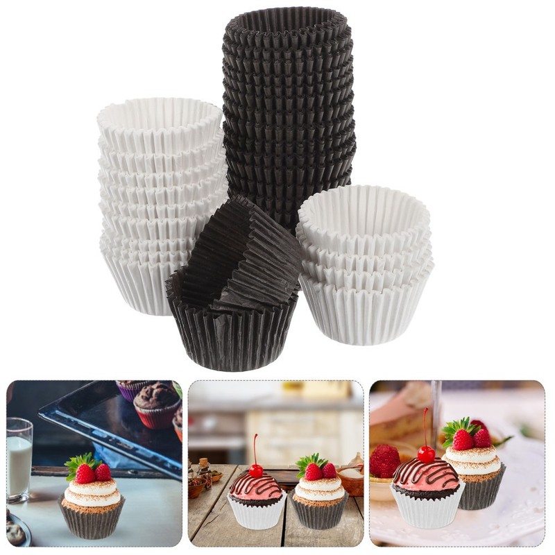 1000 Pcs Baking Supplies Cake Tray Cup Cases Paper Cupcake Liners Muffin Cups gallery