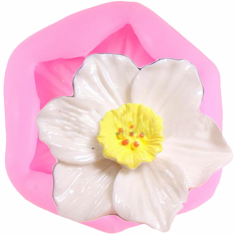 Flower Silicone Molds Rose Plumeria Orchid Chocolate Fondant Cake Decorating gallery