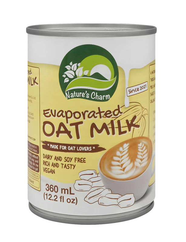 Nature's Charm: Evaporated Oat Milk 12.2 oz (CLEARANCE SALE)