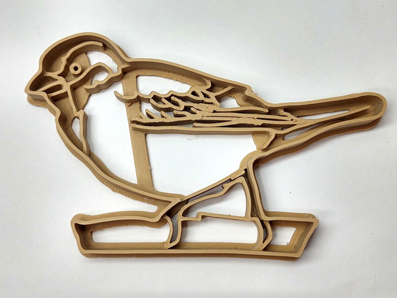 Bird Dough Cookie Cutter Stamp Outline NEW Play Doh Clay & More