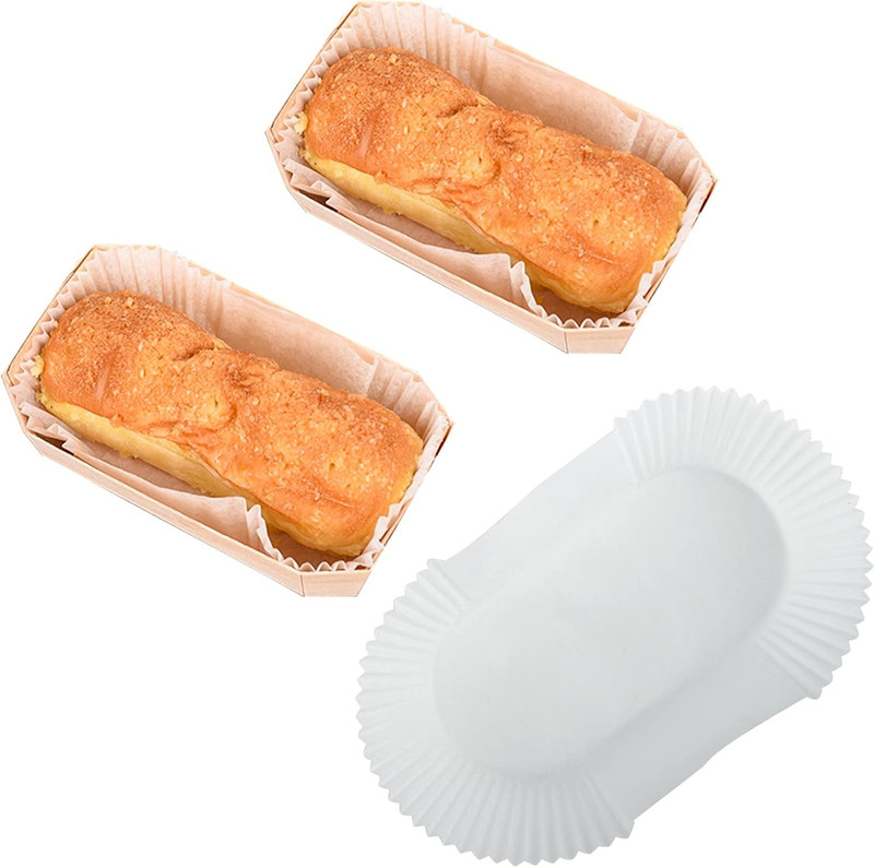 80 PCS Bread Baking Liners, 2 LB Paper Loaf Pan Liners, Greaseproof Bread Tin Li gallery