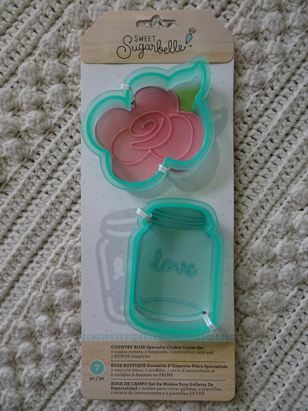 Sweet Sugarbelle COUNTRY ROSE Flower & Jar Specialty Cookie Cutter set 7 pc