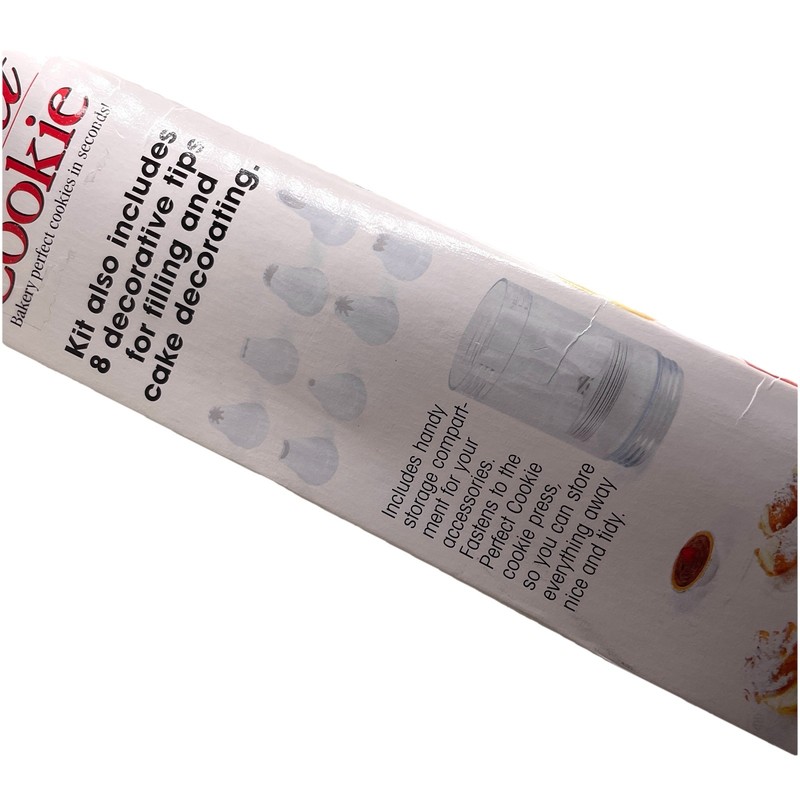 Perfect Cookie "As Seen On TV" Cookie Press Cake Decorating Gun Smart Inventions gallery
