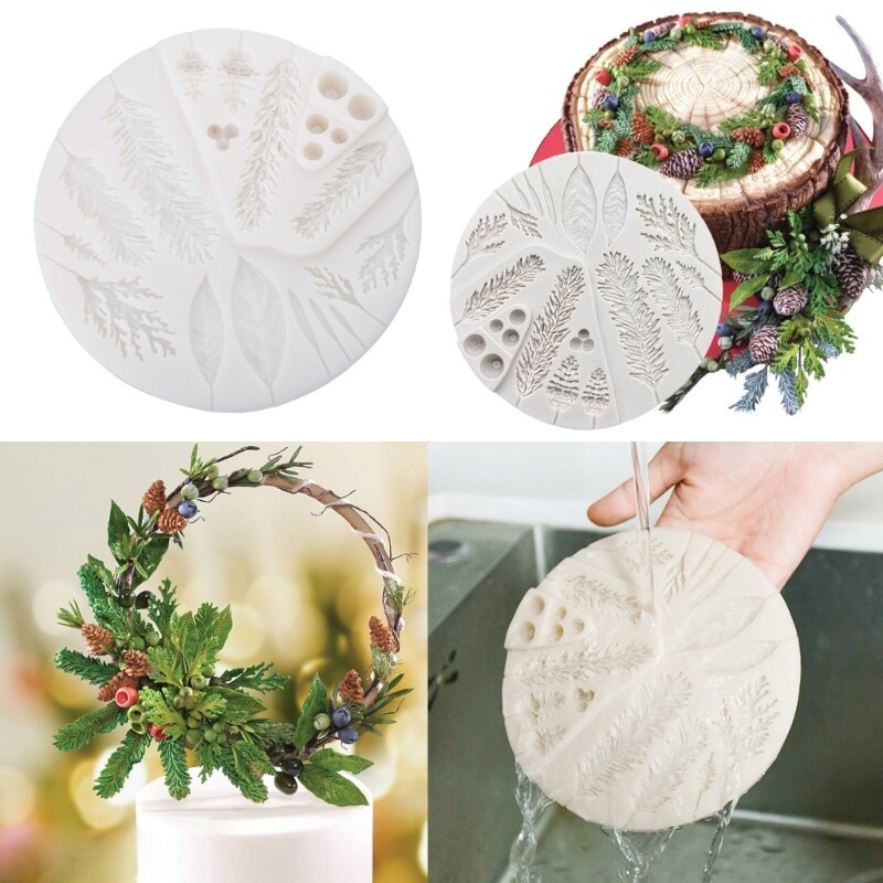 Cakes Decorating Mould Foliage Chocolate Baking Tool Kitchenware For Cake-Decor gallery