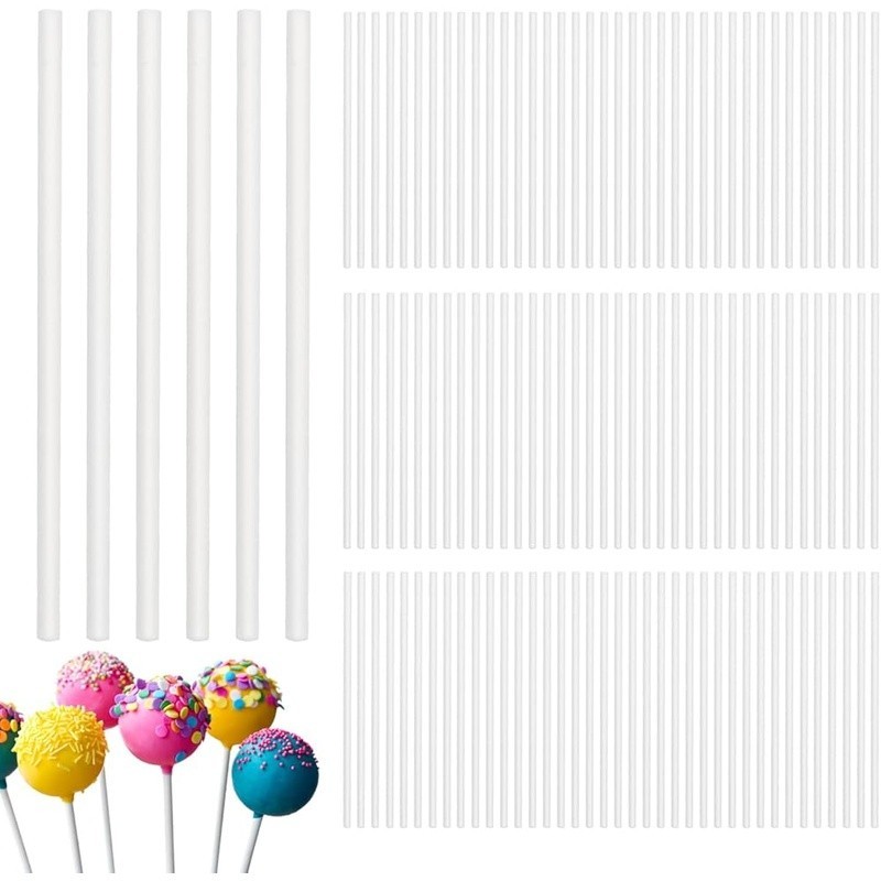 100 Lollipop Sticks Cake Pops DIY Desserts Party Supplies Safe Quality Paper New gallery