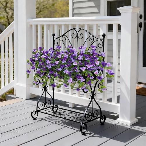Faux Bougainvillea Artificial Flowers Plants for Outdoor Spring 2 Pcs Mix 1 gallery