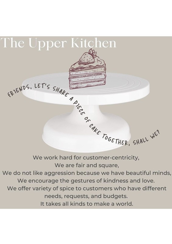 10.5” Rotating Cake Stand and Accessories Decorating Essentials for Baking gallery