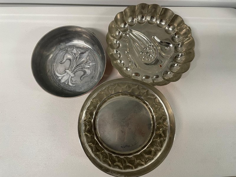 Set of 3 VTG Fall Acorn Gelatin Baking Molds Cake Tart Jello Kitchen Decor gallery
