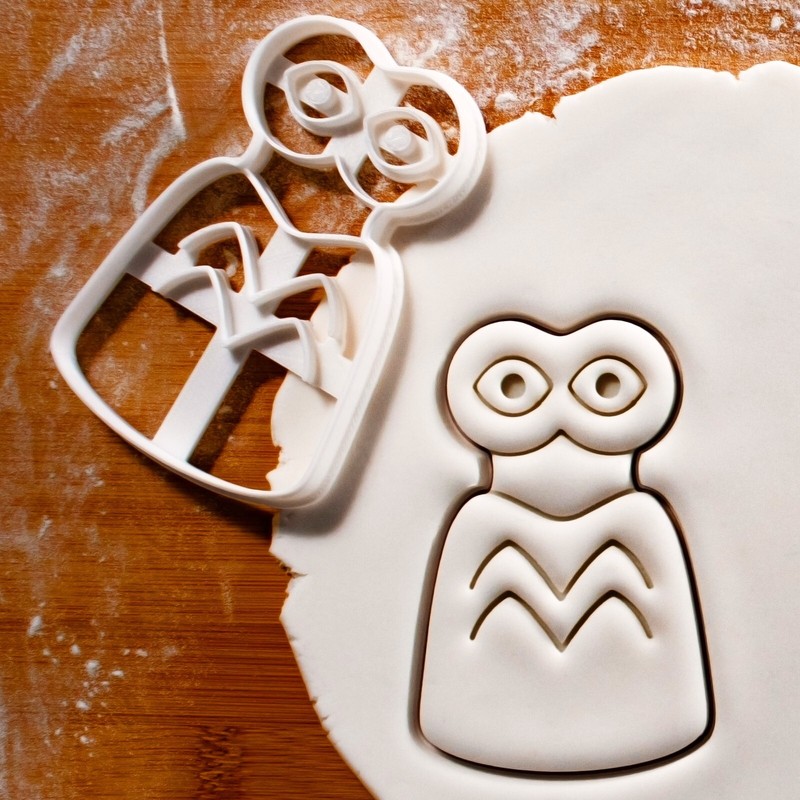 Eye Idol Cookie Cutter – artifact figurine, archaeology, ancient city Eye Temple
