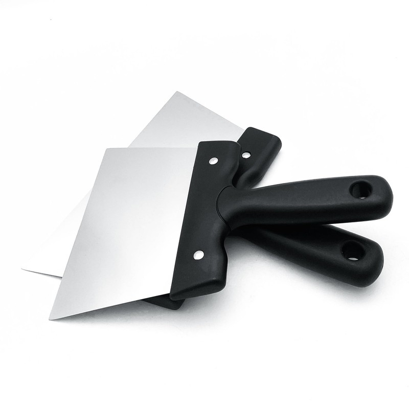 2PCS Stainless Steel Chocolate Coating Spatulas Large & Small Chocolate Therm... gallery