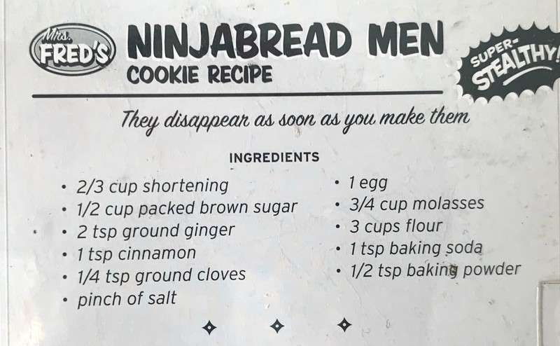 NINJA BREAD MEN~SET OF 3 COOKIE CUTTERS~NEW IN BOX gallery