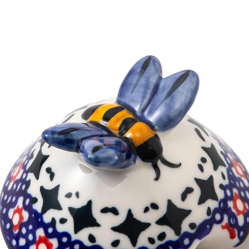 Small Ceramic Honey Jar with Dipper and Lid, Handpainted 10oz Honey Pot, Micr... gallery