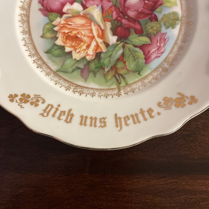 Antique 1900’s German Handled Bread Plate In Mint Condition gallery