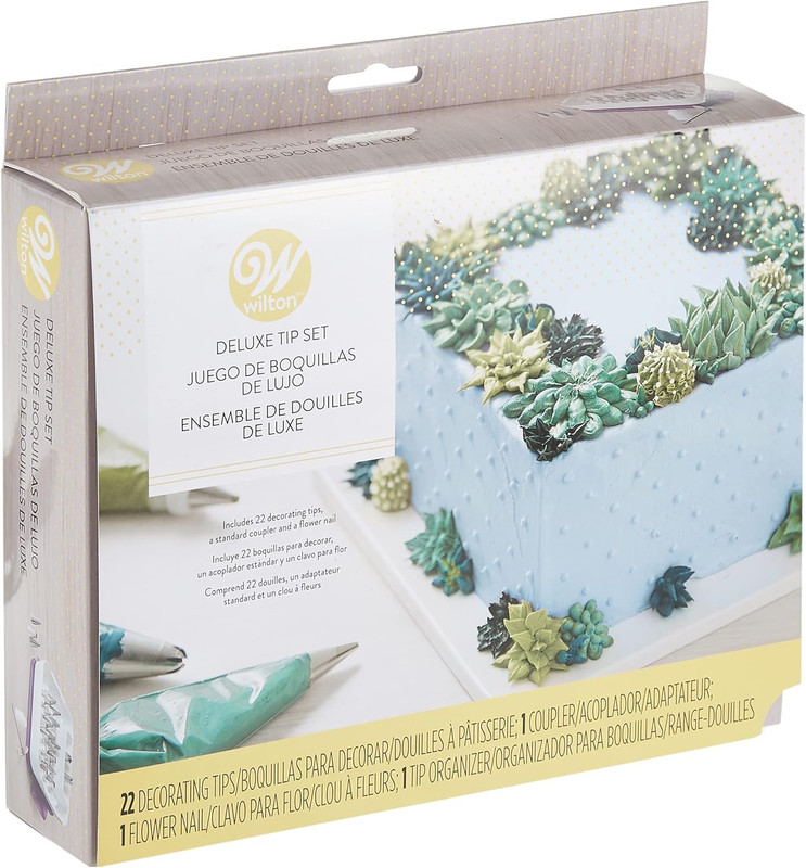 Deluxe Tip Set – Create Assorted Petals, Leaves, Basketweaves, Handwriting and M