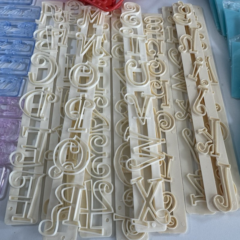 Fondant Tools Cake Decorating Scrapers Letters Cutters Wilton Cake Baking Strips gallery