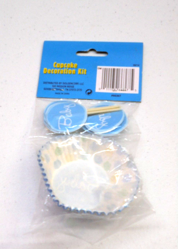 Baby Boy Cupcake Liners and Picks Toppers Party Decorations 12 Pack gallery