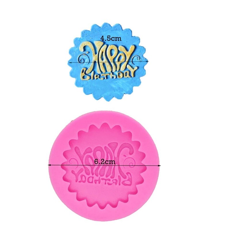Happy Birthday Plaque Silicone Mold | Bakell® gallery