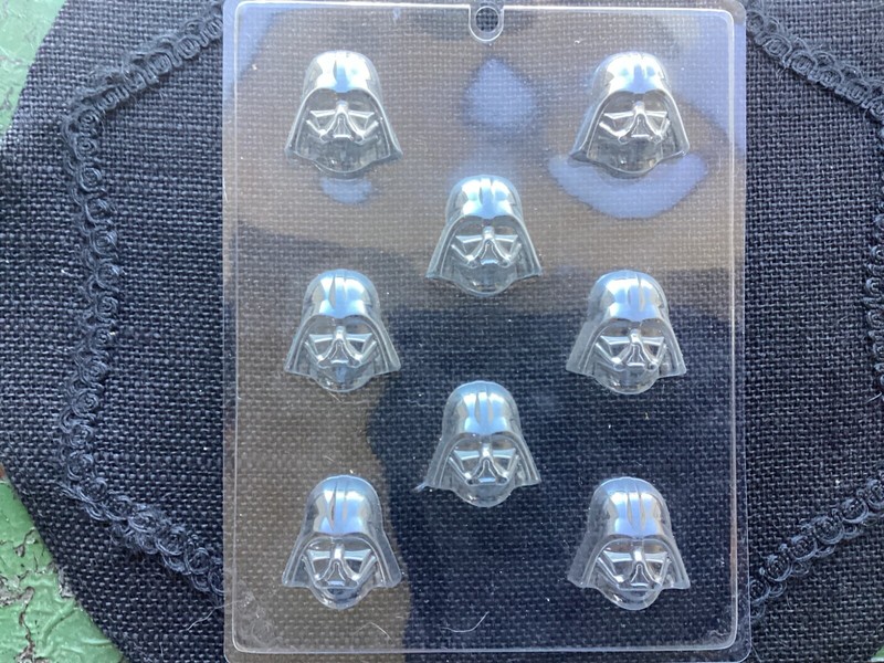 Star Wars Darth Vader Candy Chocolate Mold 8 Molds on the sheet Cake Decorations