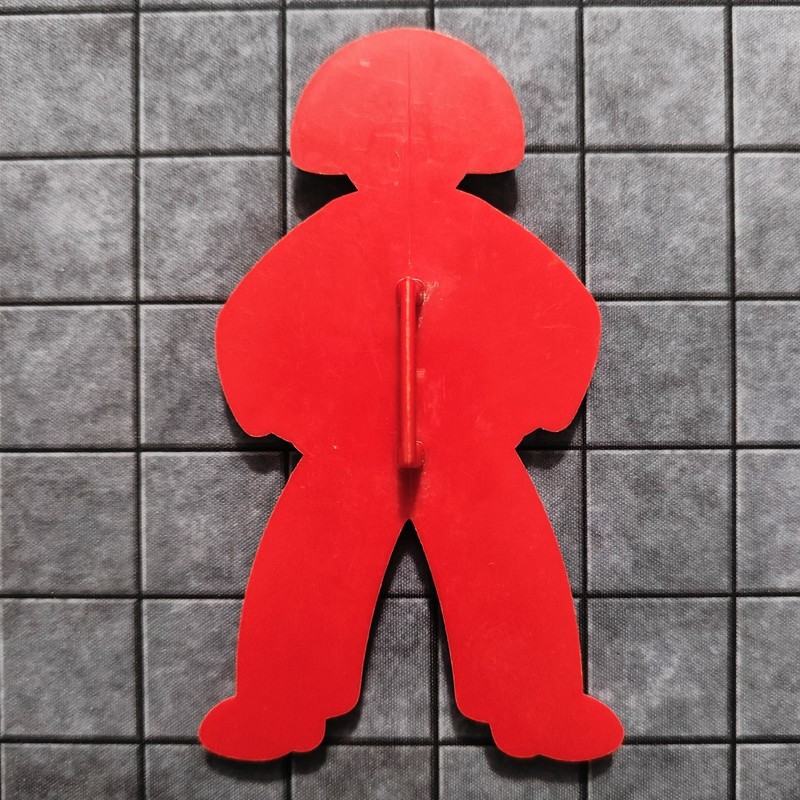 Tupperware Gingerbread Man Dutch Boy X-Mas Cookie Cutter Red - Dough Pastry VTG gallery