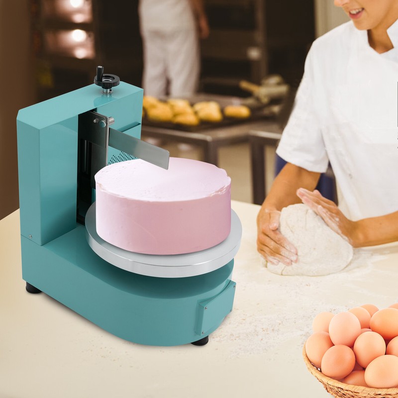 Cream Spreading Decorating Coating Edge Smoothing Machine Cake Coating Machine gallery