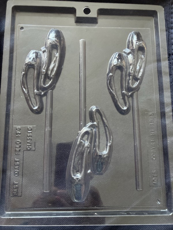 Ballet Slippers Chocolate Lollipop Mold