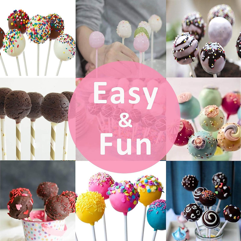 Cake Pop Maker Set Including Silicone Lollipop Molds, 3 Tier Display Stand, Sili gallery