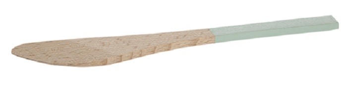 Four Beech Wood Butter Knives. Four different colours