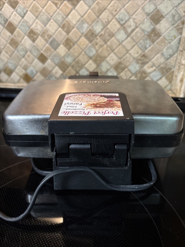 Cuisinart Pizzelle Press WM-PZ2C Non-Stick Italian Cookie Maker Tested CleanUnit gallery
