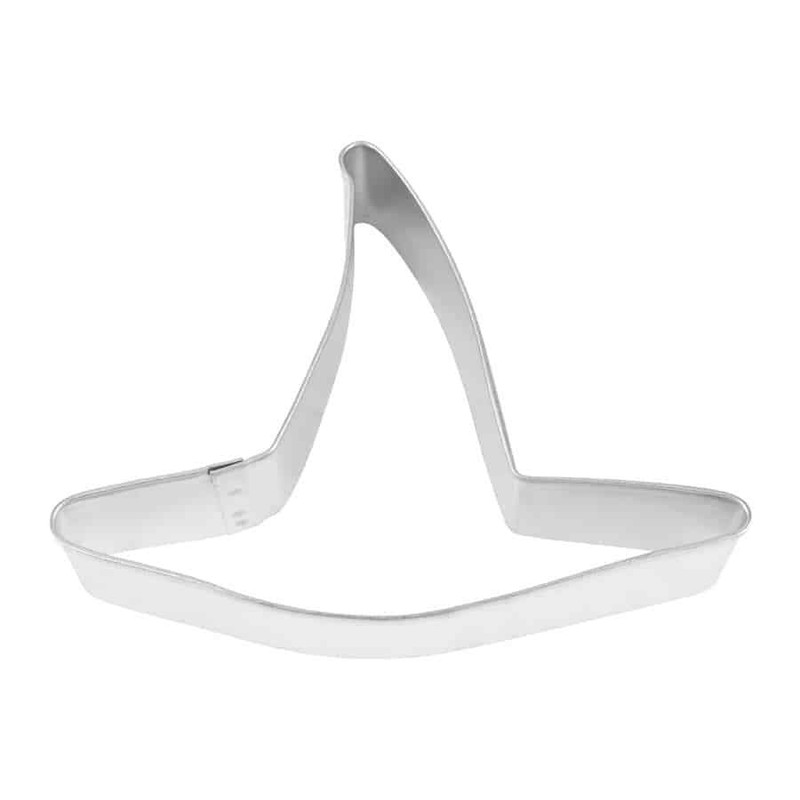 4⅜" Witch Hat Cookie Cutter Tin Steel Halloween Trick or Treat Baking Party gallery