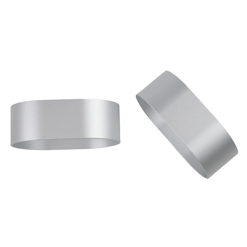 Sturdy Cheese Cake Rings Aluminum Alloy Half Cooked Molds (Pack of 10) gallery