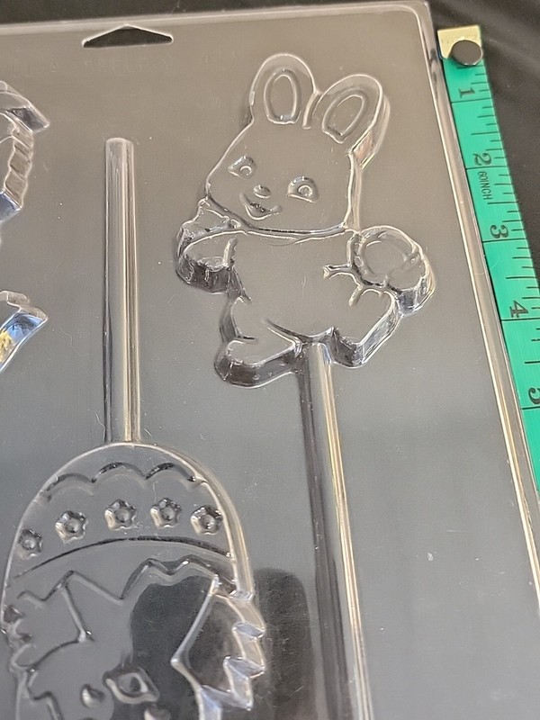 ILA Easter Hatching Chicken Egg Bunny Rabbit Chocolate Candy Lollipop Mold gallery