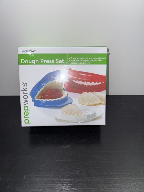 Prepworks Dough Press Set 3 Sizes for Pies Empanadas Dumplings Calzones