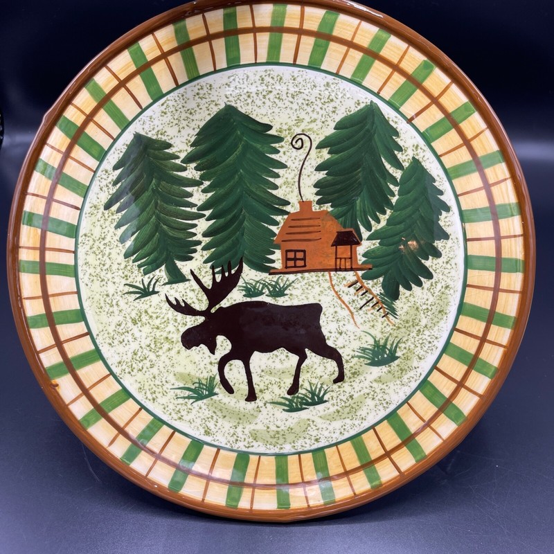 Outdoor/Nature/Cabin/Woods/Moose Themed 11″ Cake Stand