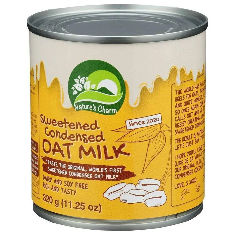 Natures Charm Sweetened Condensed Oat Milk – 11.25 Fluid Ounce (Pack of 6)